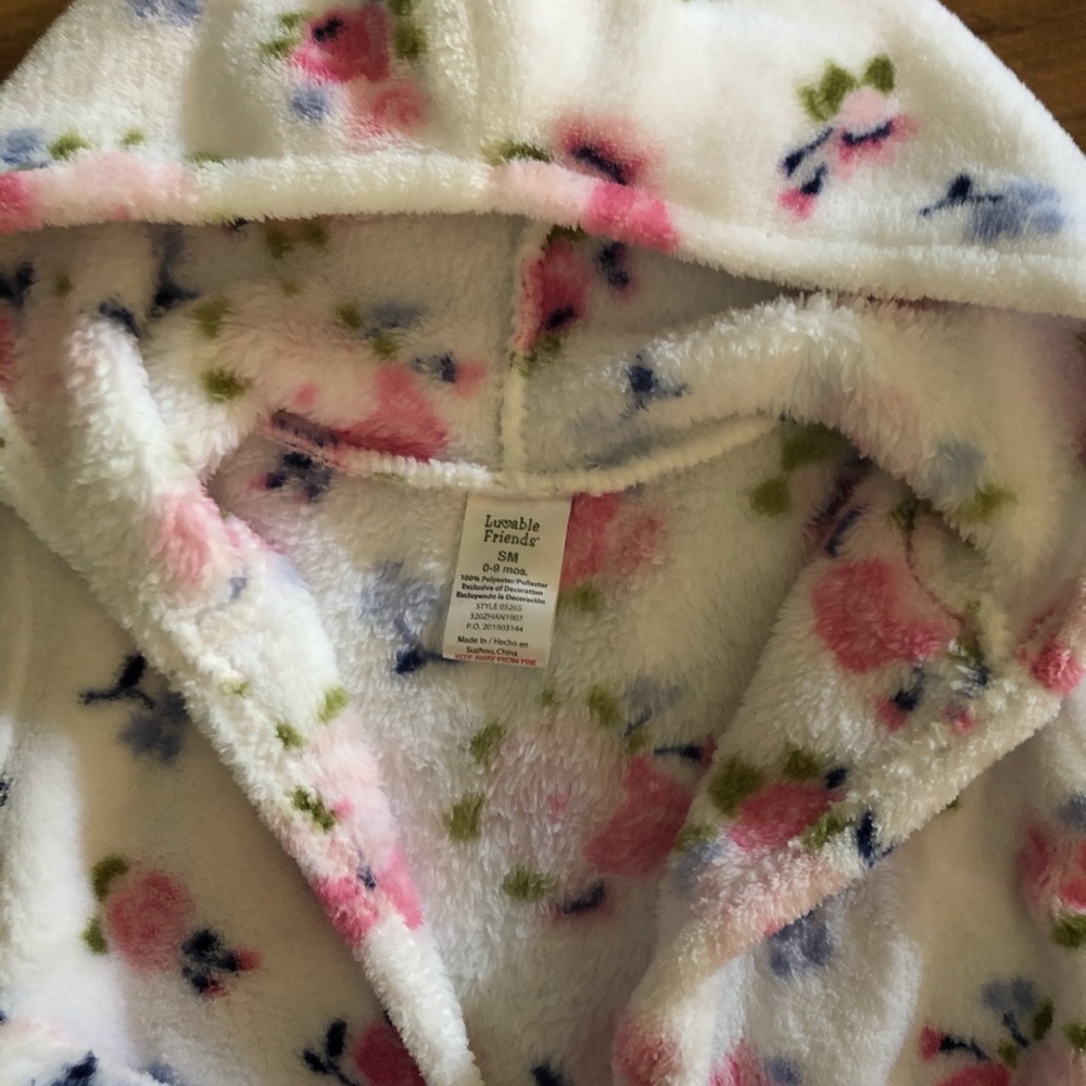Baby Bath Robe 0-9M - Picture 2 of 3